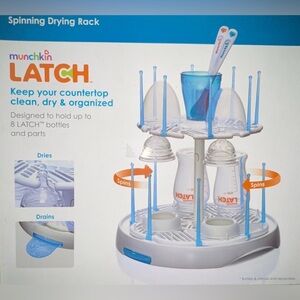 Munchkin LATCH Blue and White Drying Rack